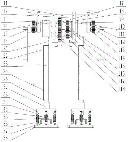 Semi-passive biped walking machine provided with bionic metatarsophalangeal joints