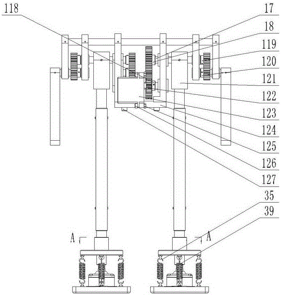 Semi-passive biped walking machine provided with bionic metatarsophalangeal joints