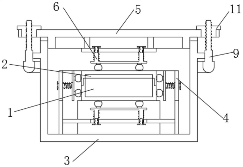 Damp-proof shock-absorbing storage device for electronic instrument devices