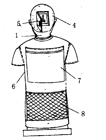 Simulation human body model for X-ray basic characteristic experiment