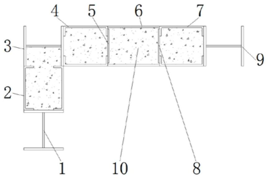 Novel prefabricated steel reinforced concrete L-shaped composite shear wall structure