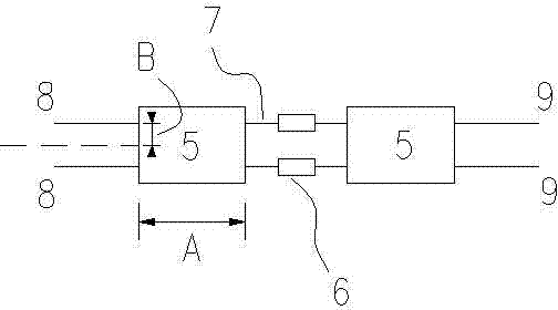 Serially connected optical switch based photon delay structure and numerical-control integrated photon delay device