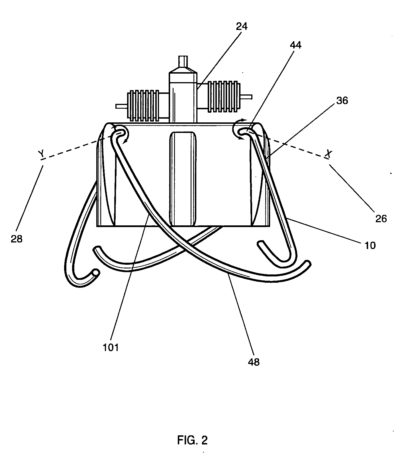 Landing gear for a hovercraft