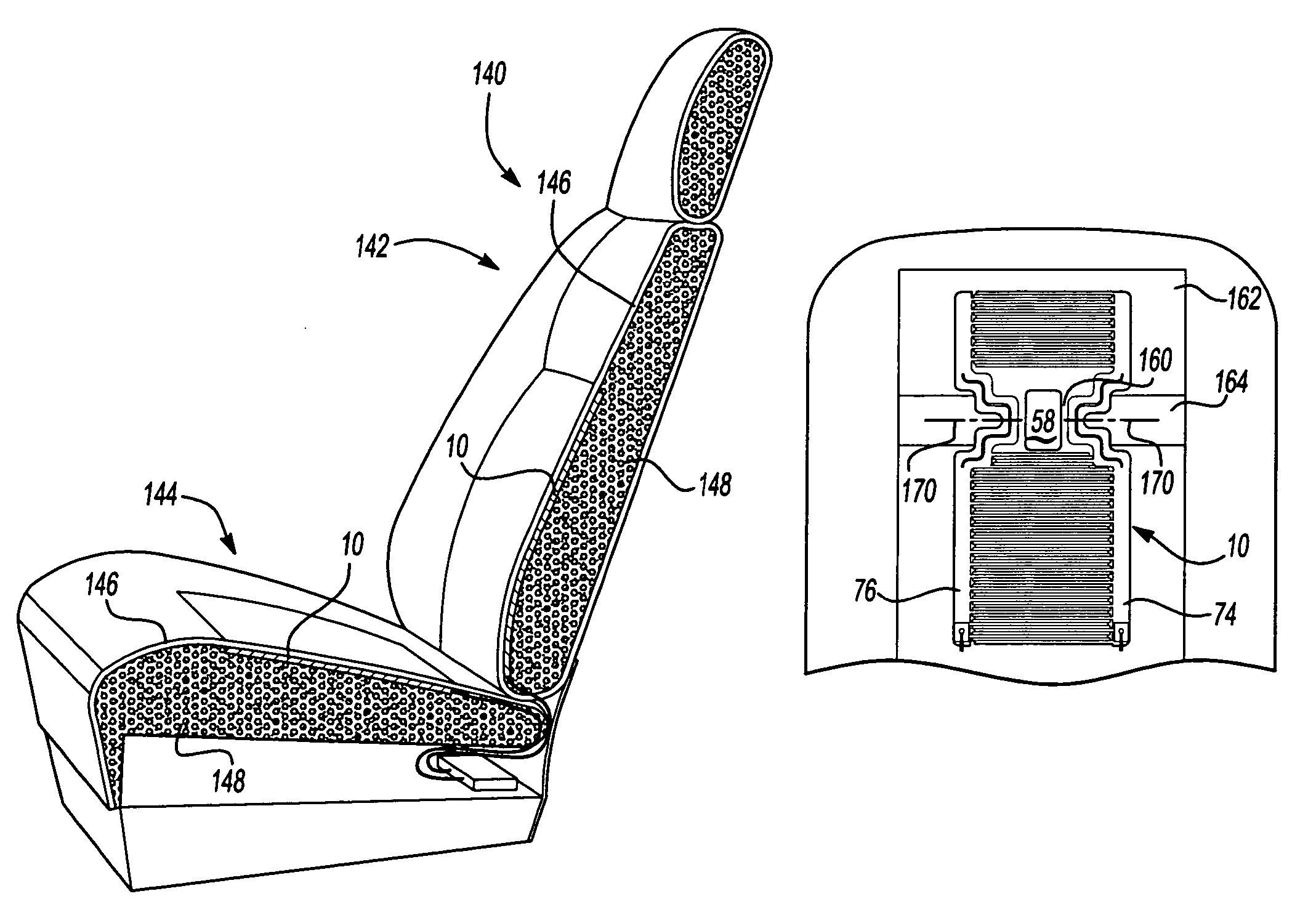 Heater for an automotive vehicle and method of forming same