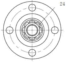 Ship gas engine double-wall pipe