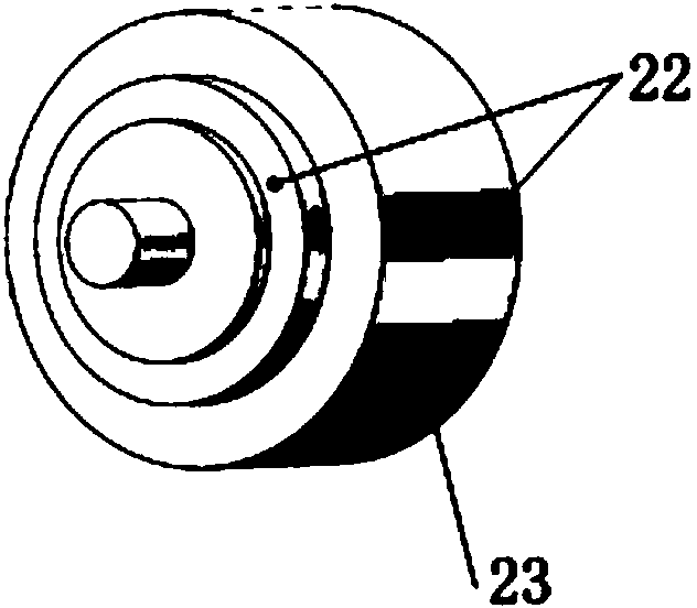 Device and method for measuring gas film gap of dynamic pressure motor on basis of simultaneous phase shifting interferometry