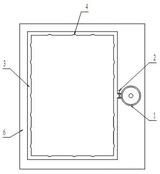 Low-maintenance storage battery positive plate cleaning and alkalizing device and cleaning method