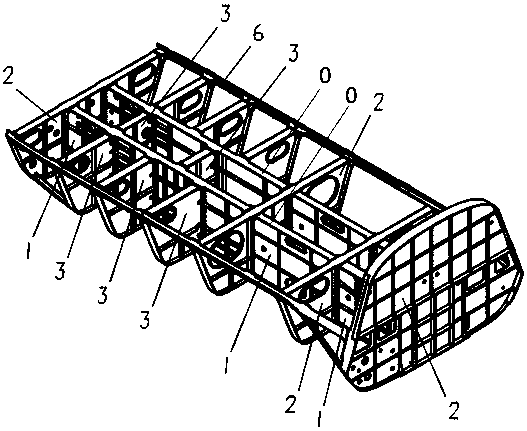 Drone noselanding gear well section based on catapult-assisted take-off