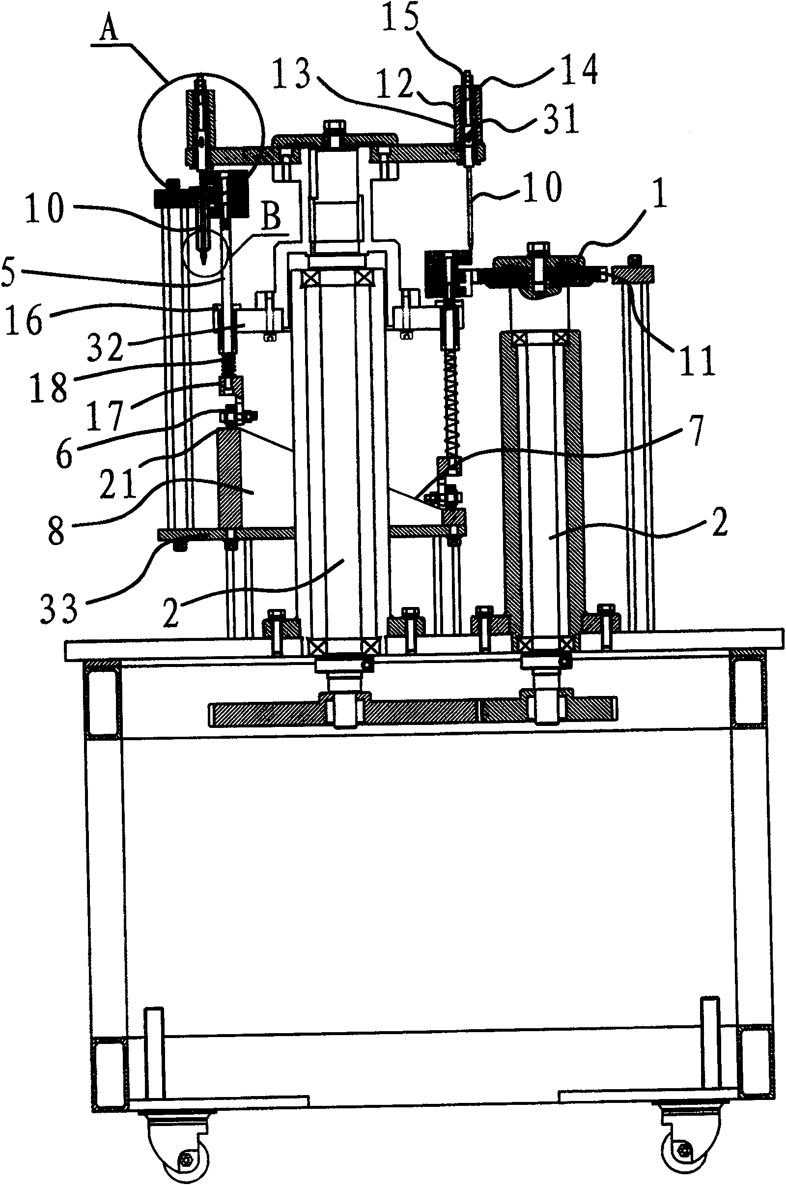 Assembling unit of safety self-destruction syringe assembling machine