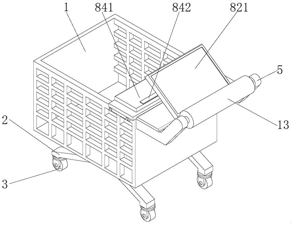 Pick-and-place device for shopping service cart based on AI self-recognition and control method thereof