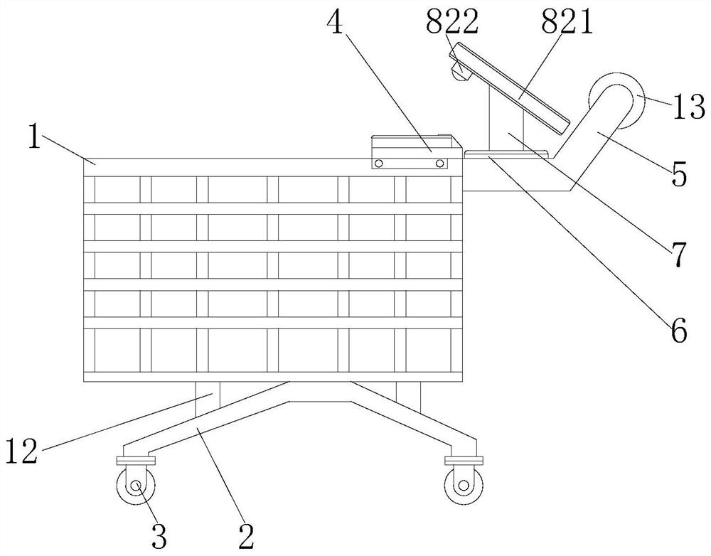 Pick-and-place device for shopping service cart based on AI self-recognition and control method thereof