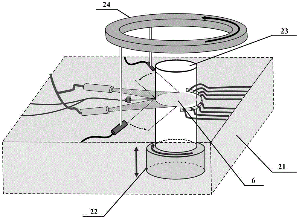 System and method for diffused optical tomography and photoacoustic tomography combined measurement