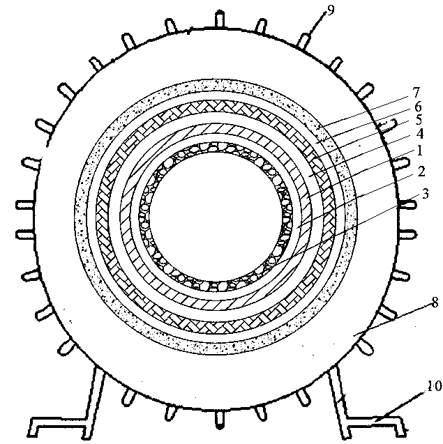 Floor heating pipe for building floor heating