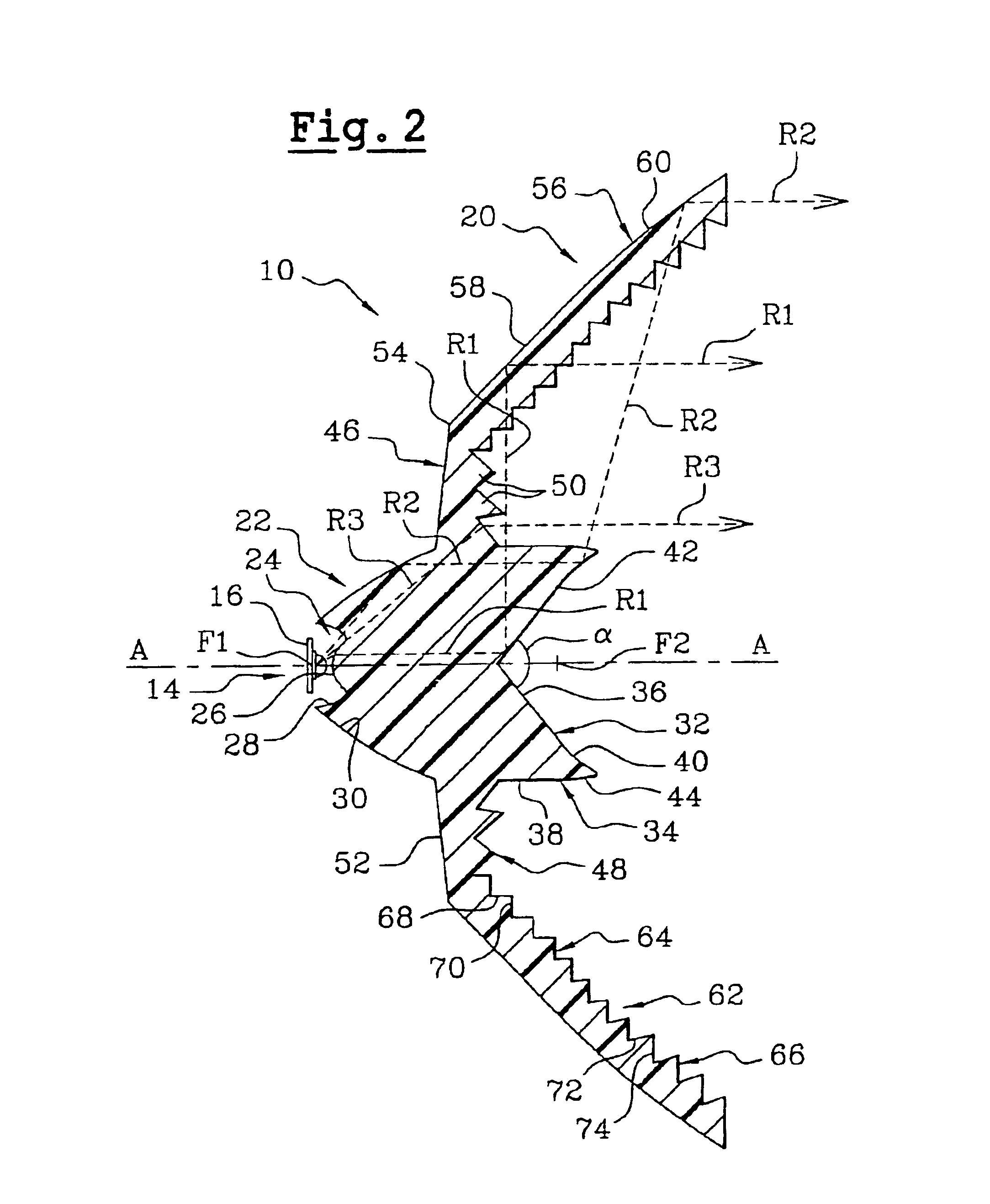 Indicator lamp comprising an optical device for recovering and distributing the light flux towards an annular reflector