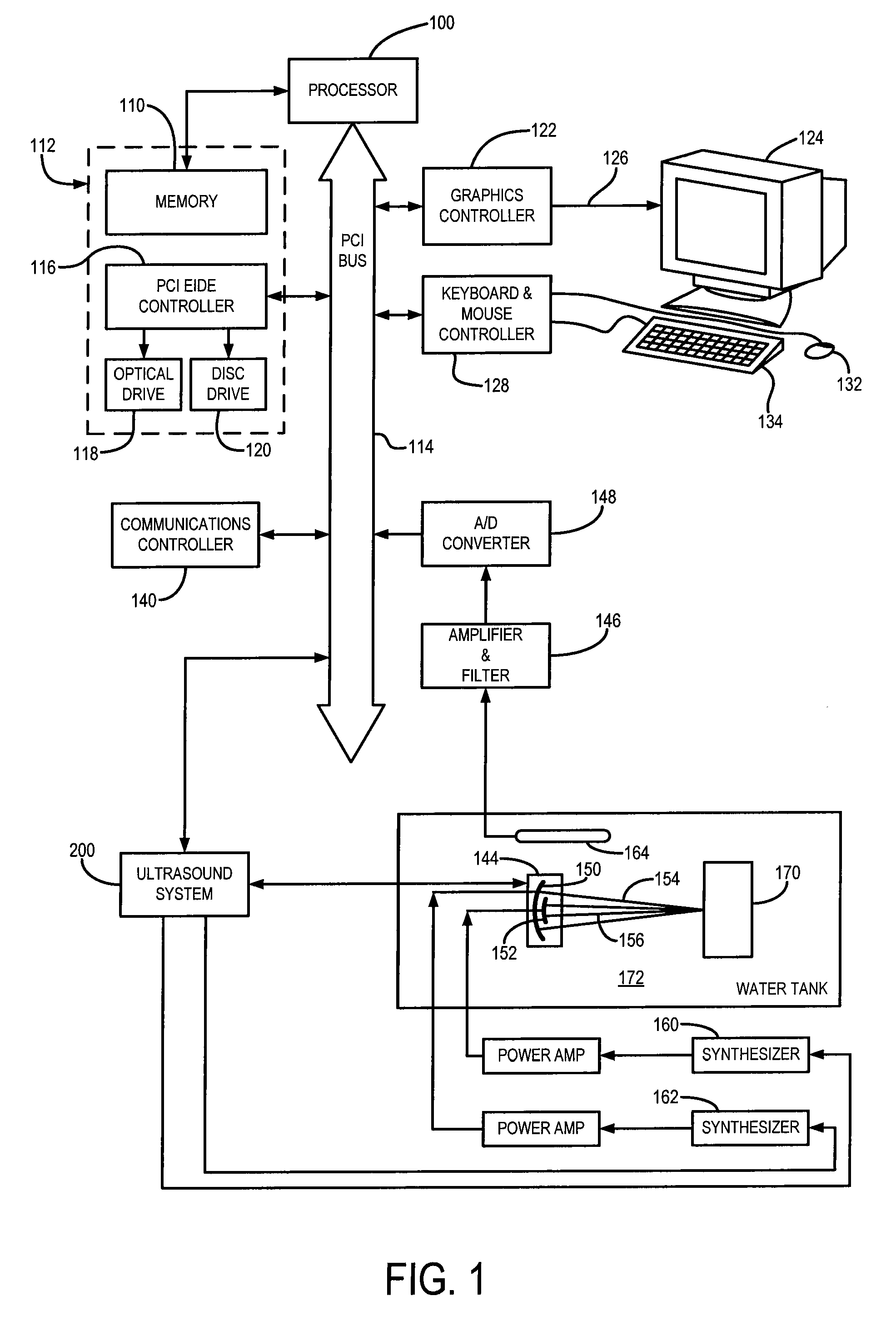 Method for imaging surface roughness using acoustic emissions induced by ultrasound