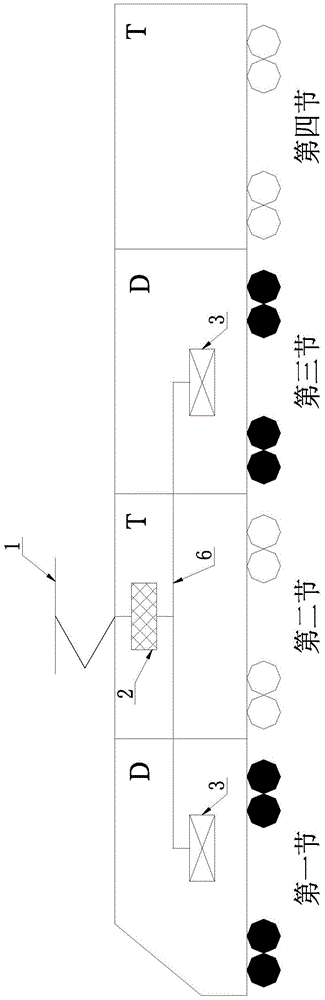 Electric power motor train unit grouping method more flexible