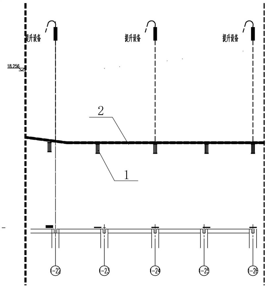 Construction method of cantilever aluminum alloy roof