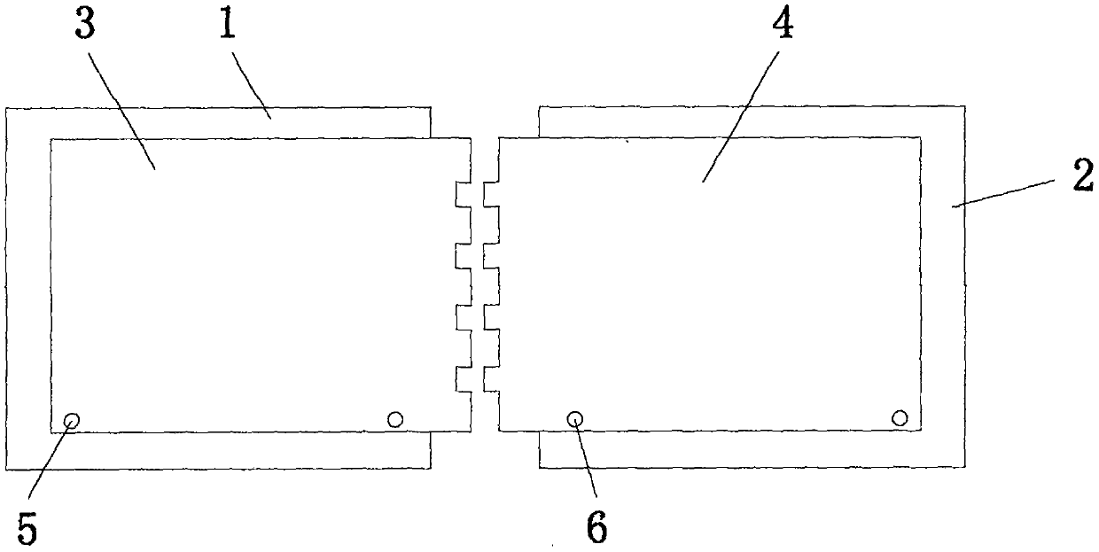 Self-positioning splicing method based on mark circle