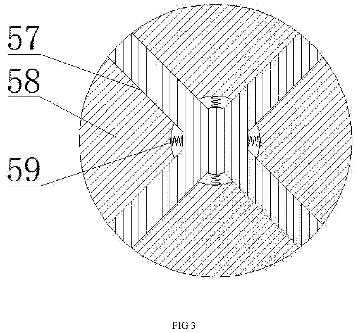 Air jet type pipeline decontamination machine