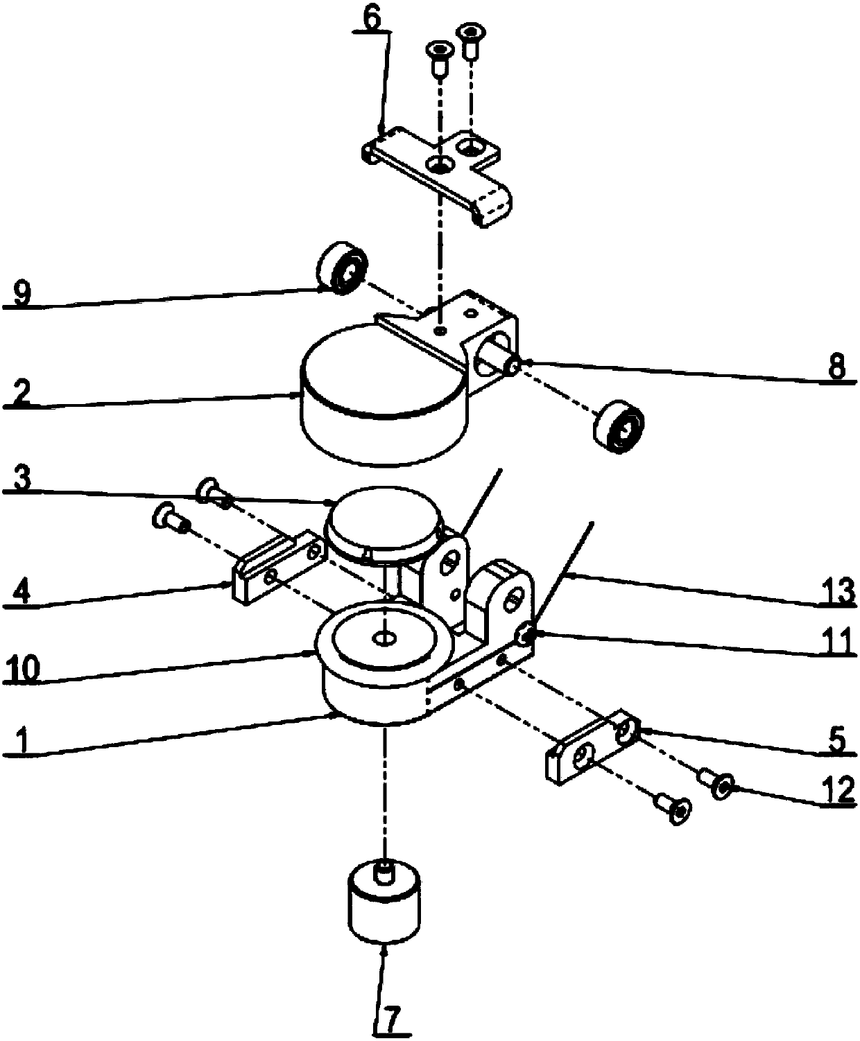 Scanning electron microscope sample table for air or moisture-sensitive sample and sample preparation method