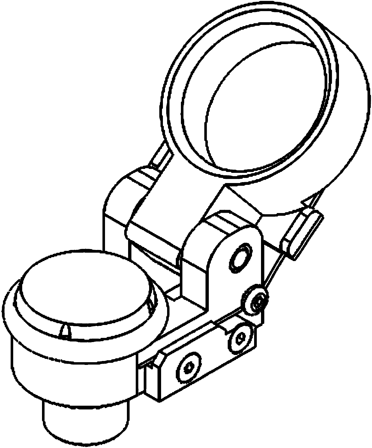 Scanning electron microscope sample table for air or moisture-sensitive sample and sample preparation method