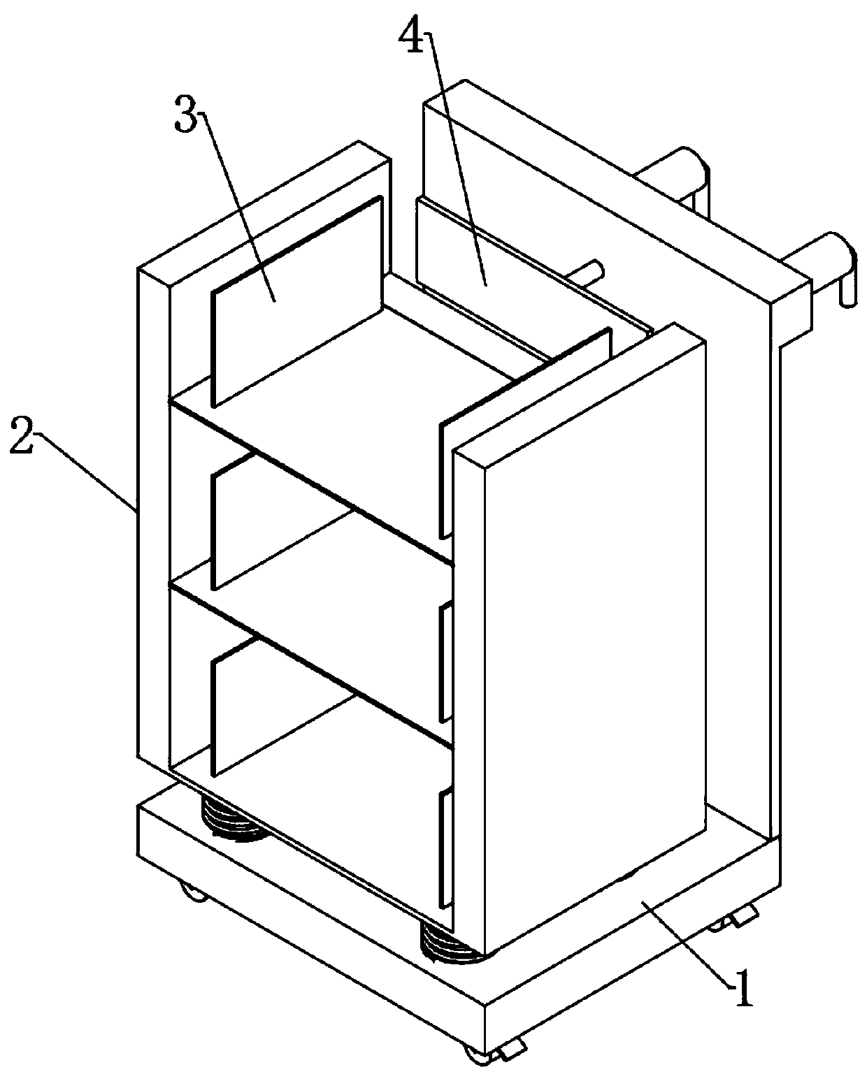 E-commerce logistics commodity auxiliary processing device