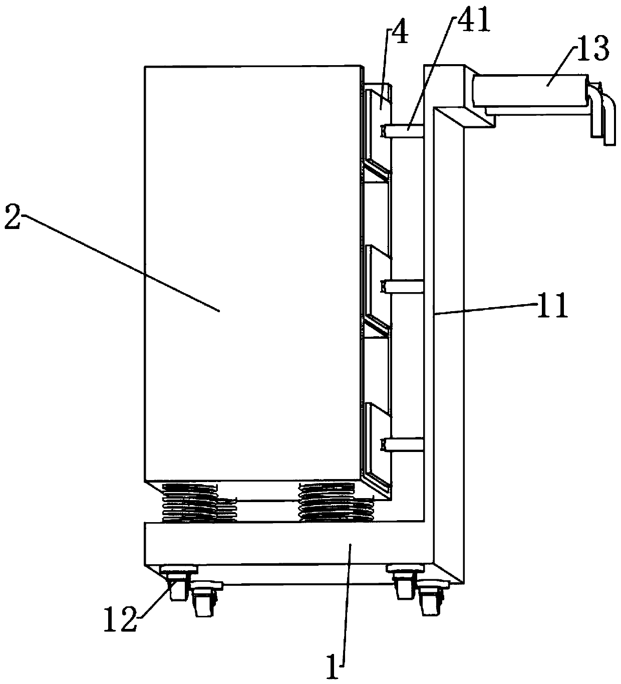 E-commerce logistics commodity auxiliary processing device