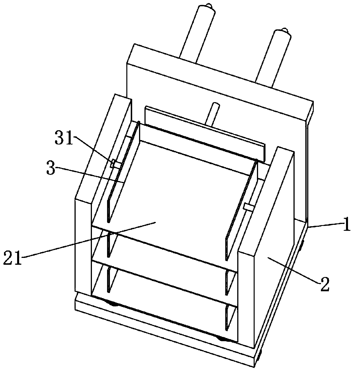 E-commerce logistics commodity auxiliary processing device