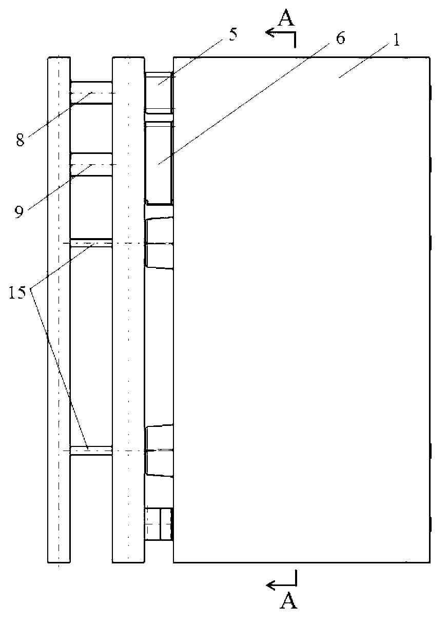 Fusion reactor liquid tritium breeder cladding module for realizing remote replacement by using single layer guide tube