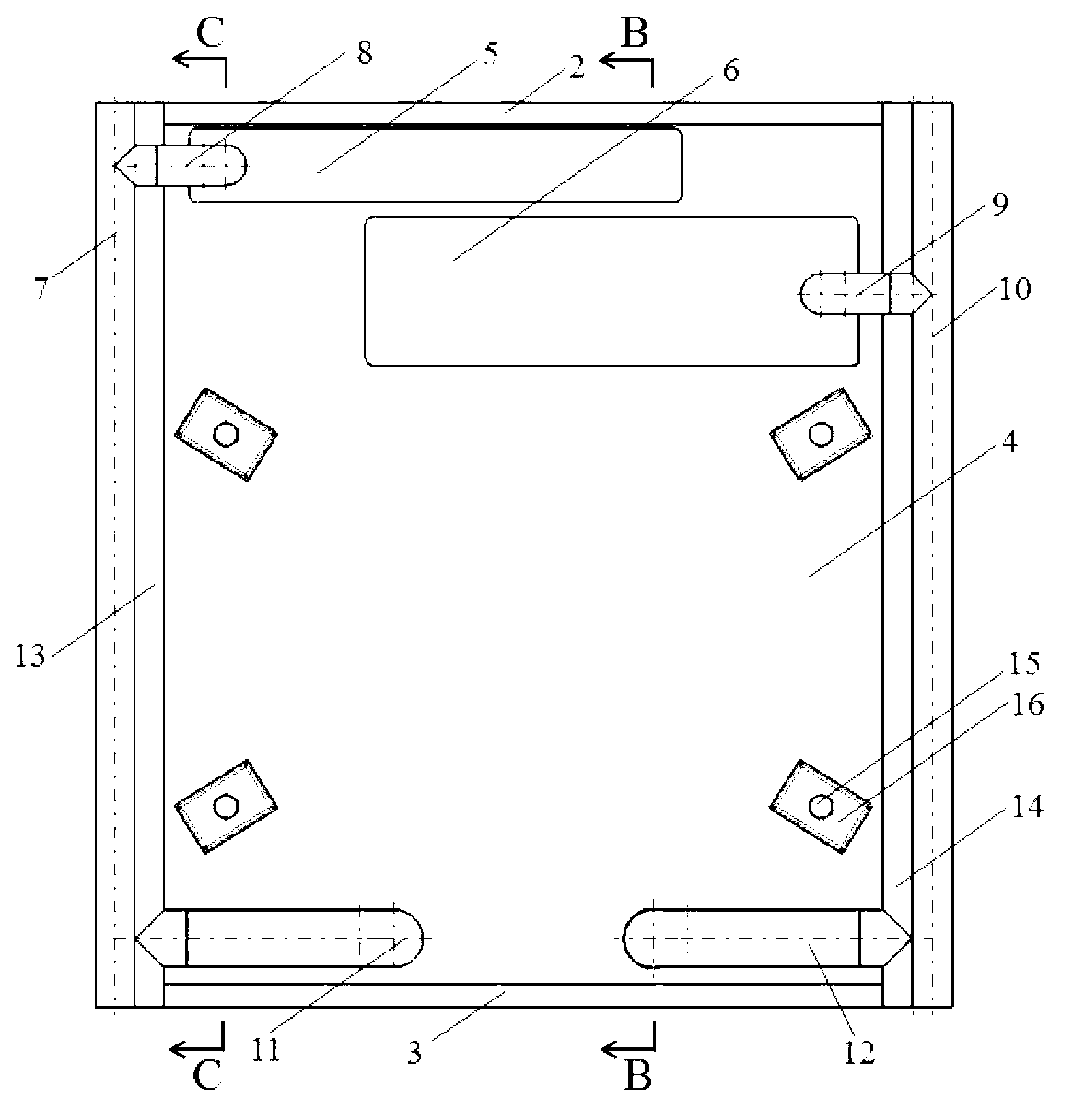 Fusion reactor liquid tritium breeder cladding module for realizing remote replacement by using single layer guide tube