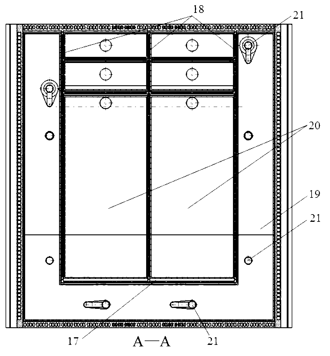 Fusion reactor liquid tritium breeder cladding module for realizing remote replacement by using single layer guide tube