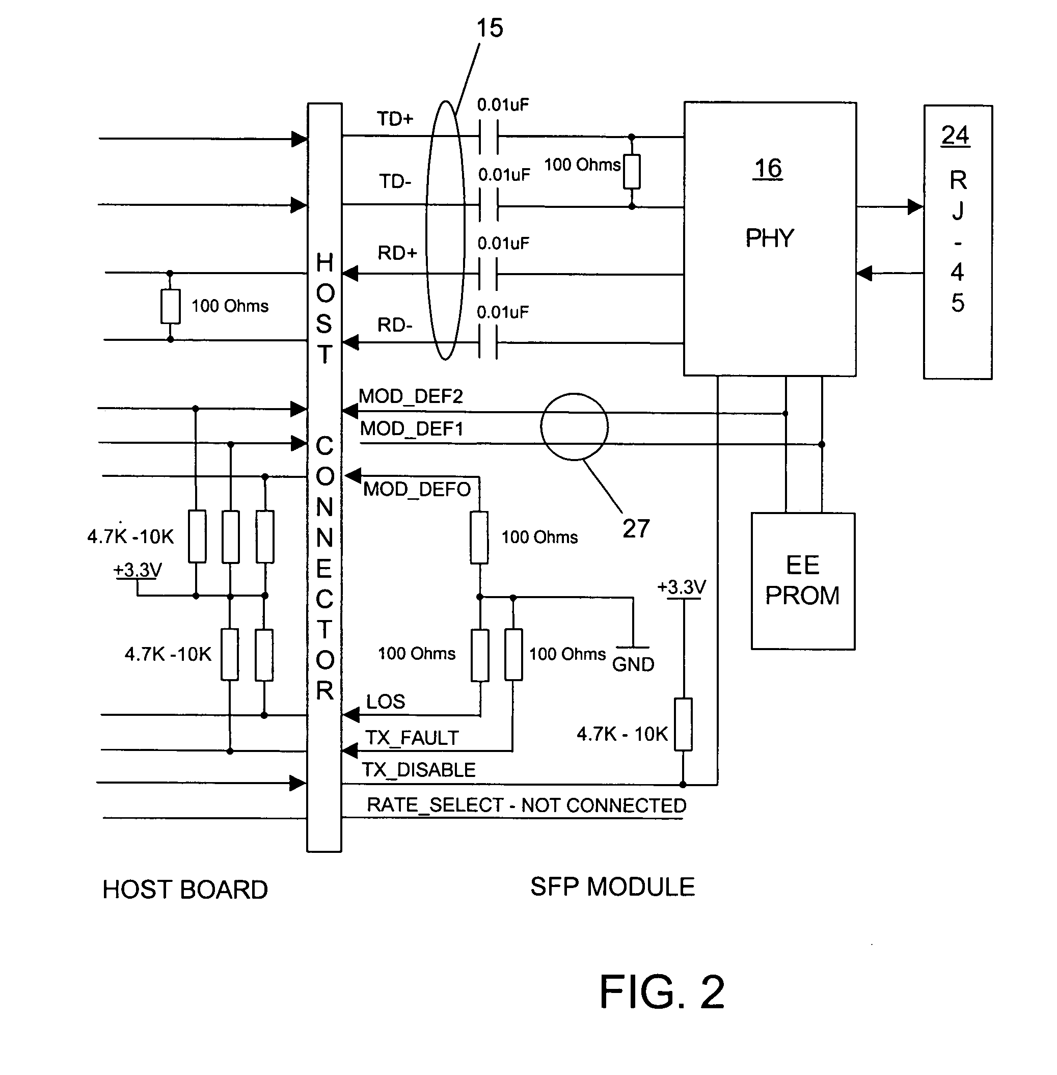 10/100/1000Base-T small-form-factor-pluggable module