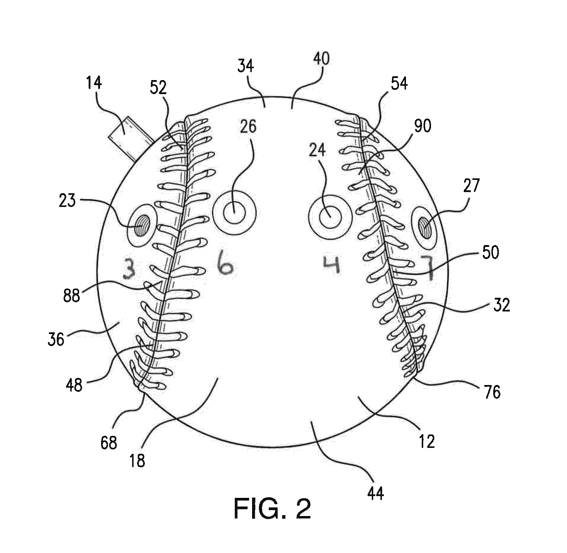 Pitching movement training device