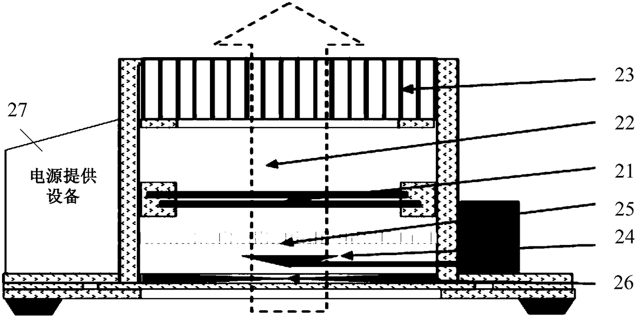 Low-temperature plasma generation device and gas processing system