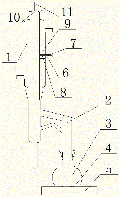 Automatic crude oil water content measuring instrument