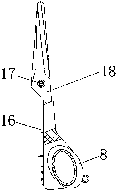 Multifunctional scissors for cosmetology and hairdressing