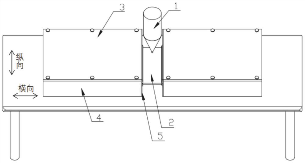 Coating surface modification device based on thermal spraying process and working method