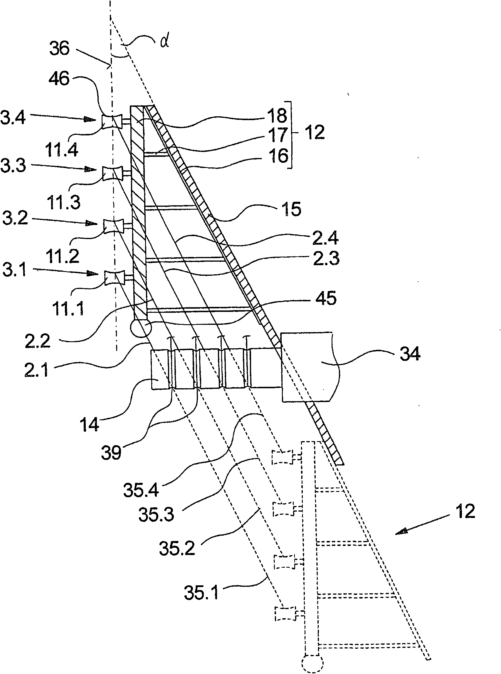 Device for melt-spinning and winding synthetic threads