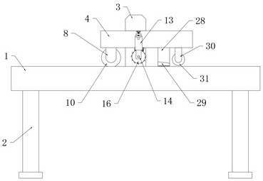 Seam pressing device for bag processing