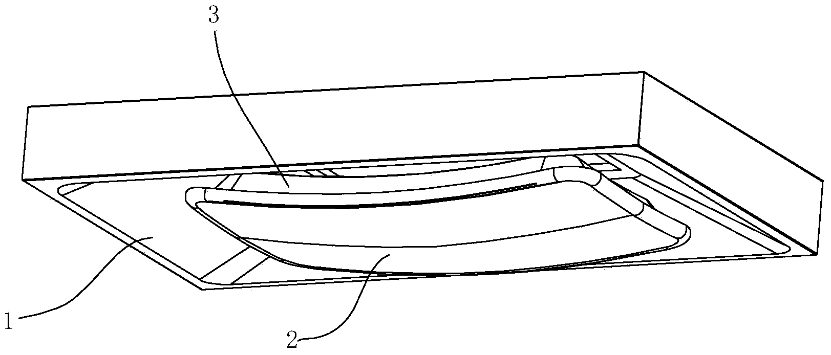 Rectification acceleration disc structure of range hood