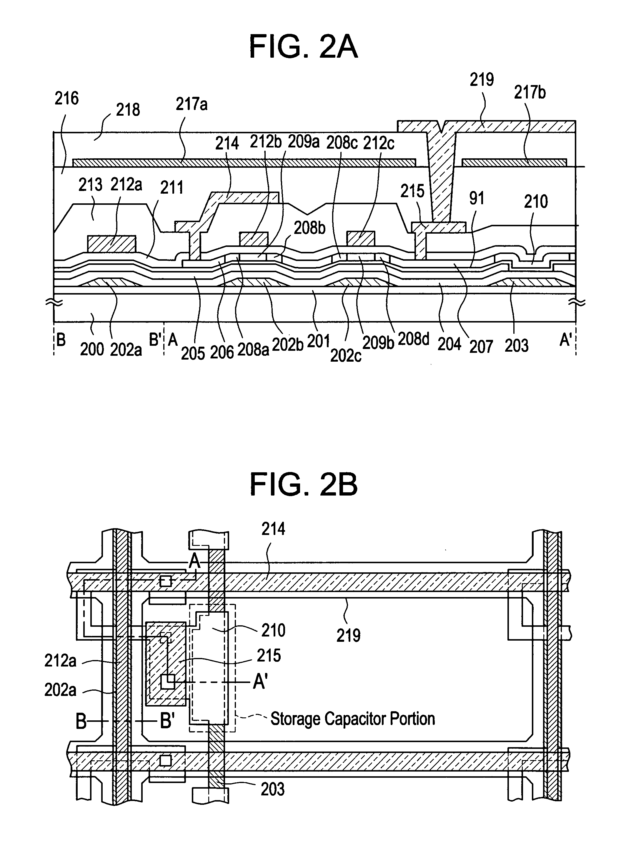 Semiconductor device having a pixel matrix circuit that includes a pixel TFT and a storage capacitor