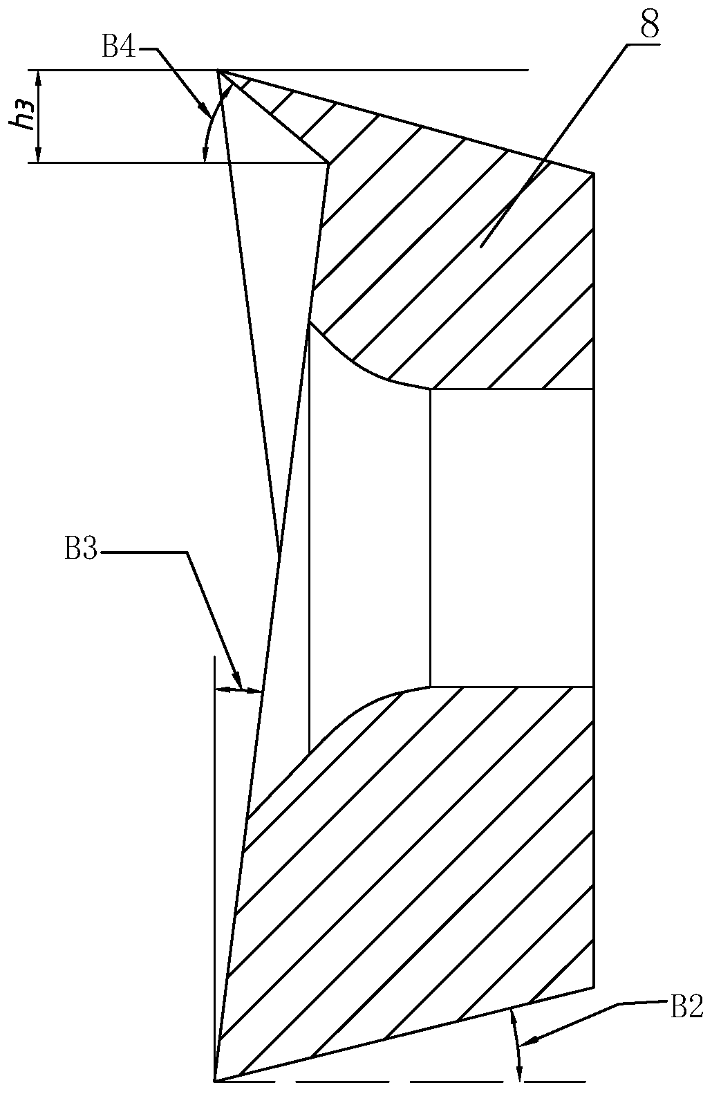 A high-efficiency machining system for deep holes in the oil pump housing