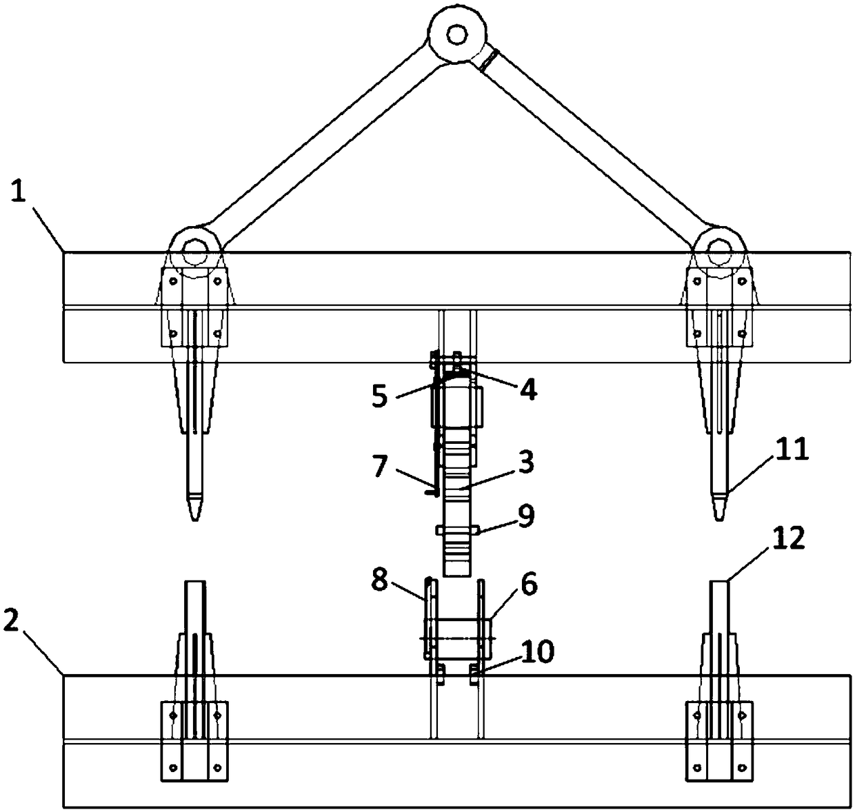 A Hanging Beam Applicable to Gates of Water Conservancy Projects