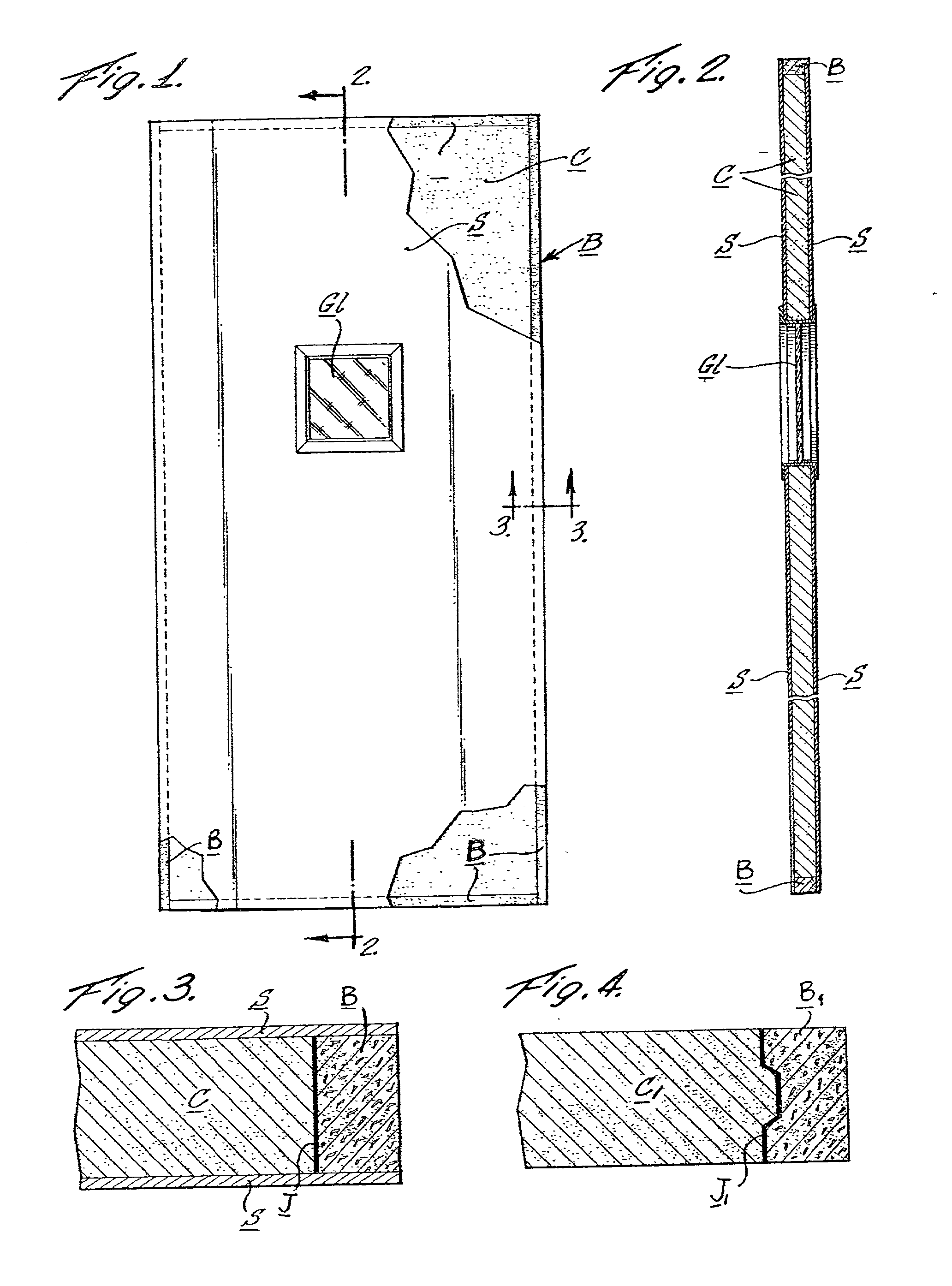 Fire door components and fire doors comprising the components