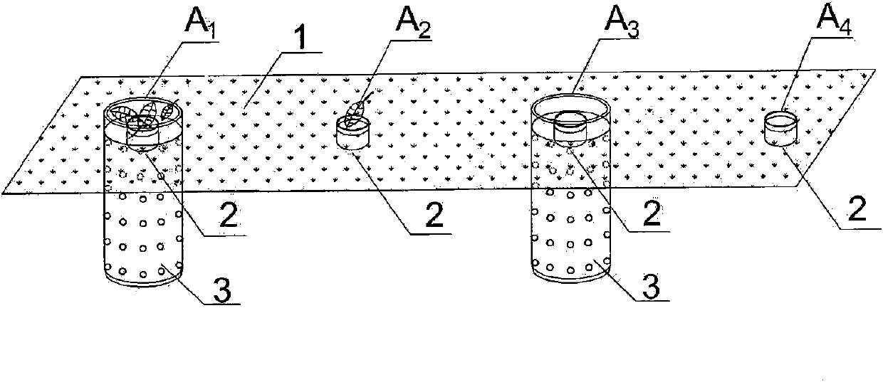 Rubber forest soil respiration measuring method