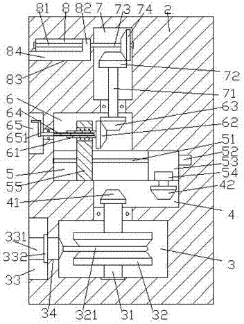 A new energy vehicle charging device with automatic control of wire take-up