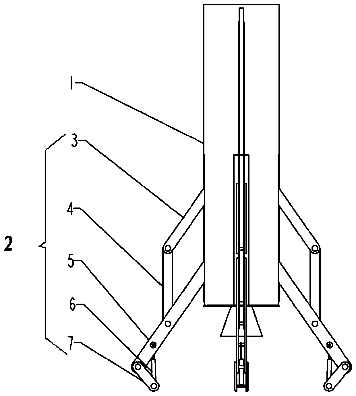 A landing buffer device for a reusable carrier