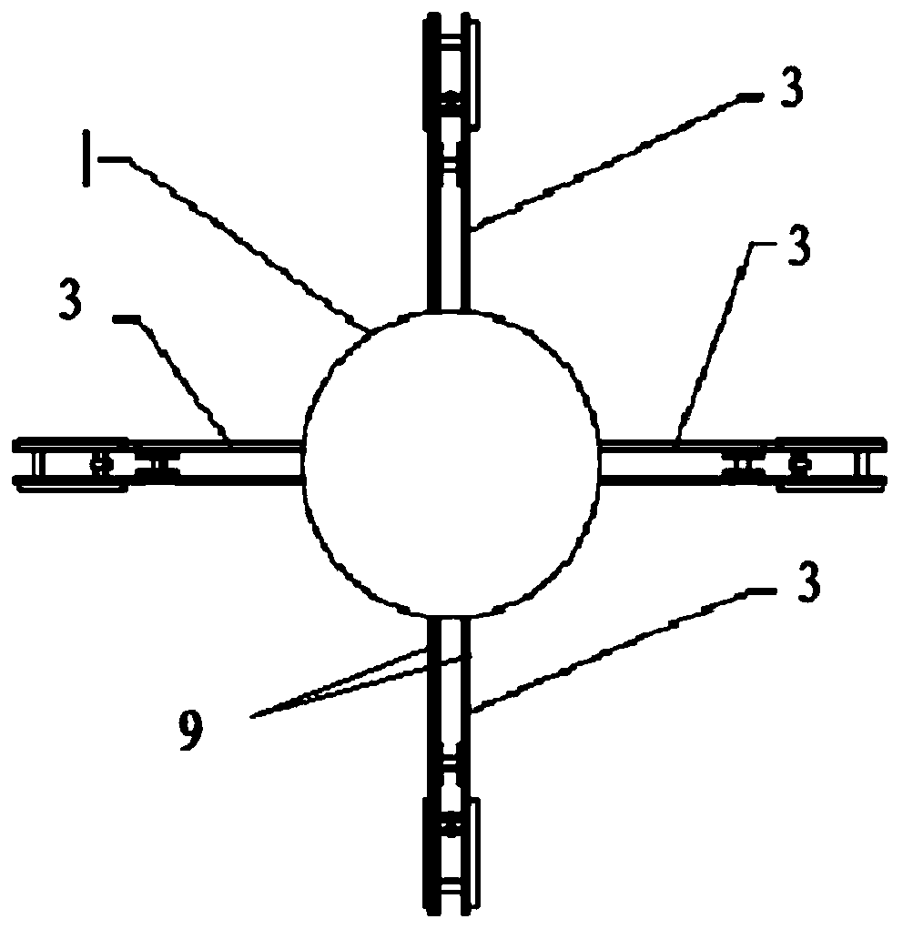 A landing buffer device for a reusable carrier