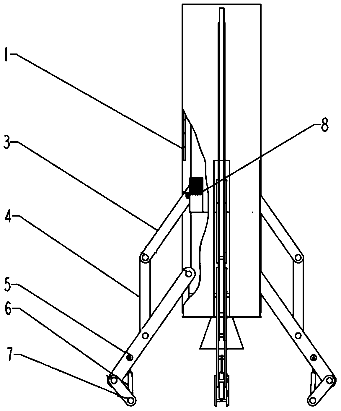 A landing buffer device for a reusable carrier