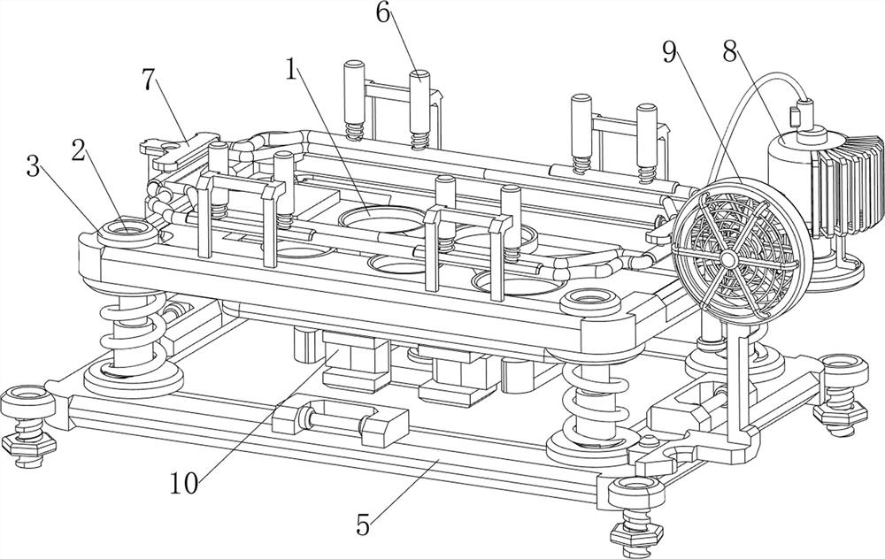 Embedded intelligent circuit board for new energy automobile